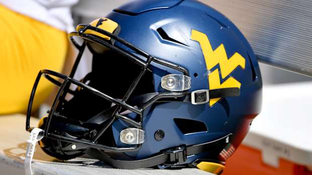 WVU football helmet